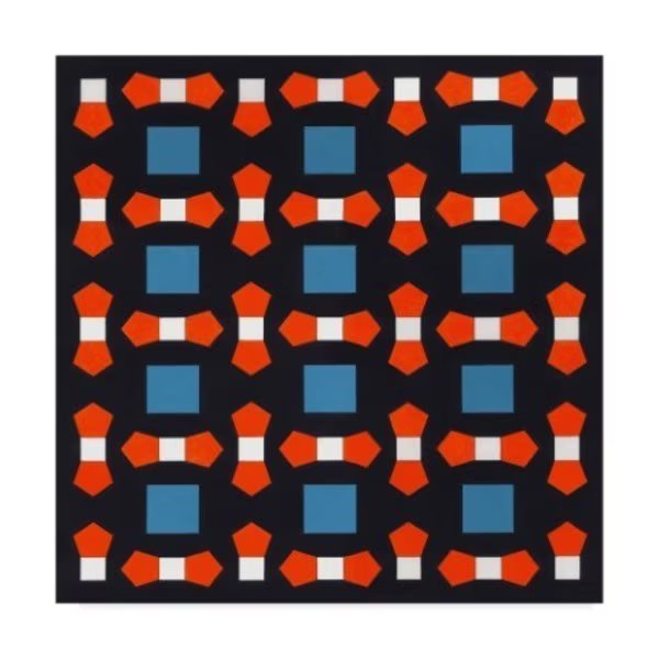 Peter McClure 'Order in Space' Canvas Art, 14x14, Trademark Fine Art, Mfr#: BL01721-C1414GG